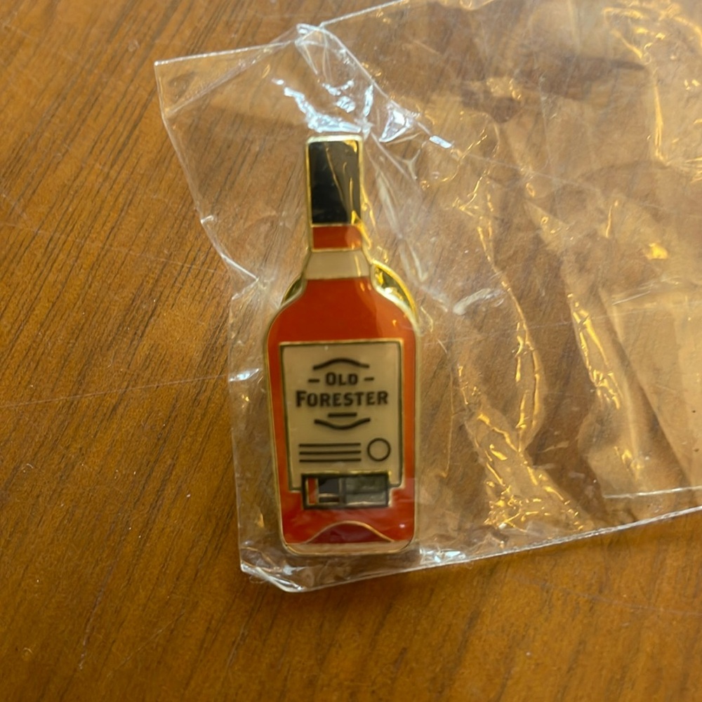 NWOT OLD FORESTER BOURBON Whiskey Enamel Pin